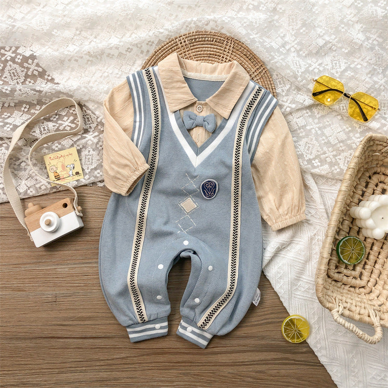 Long Sleeve Cotton Baby Jumpsuit