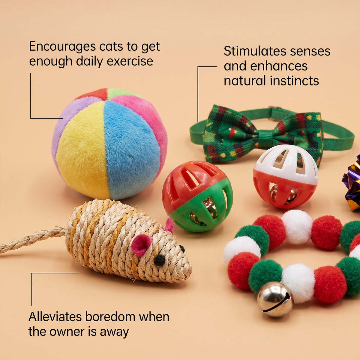 24-Day Cat Christmas Toy Calendar