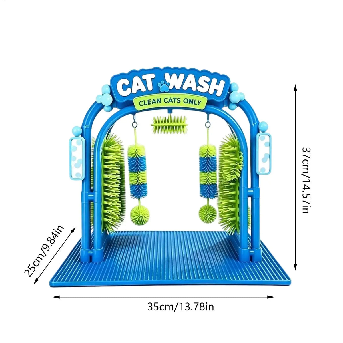 PurrClean™ 🐱🛁 — Easy Self-Grooming Cat Wash Station