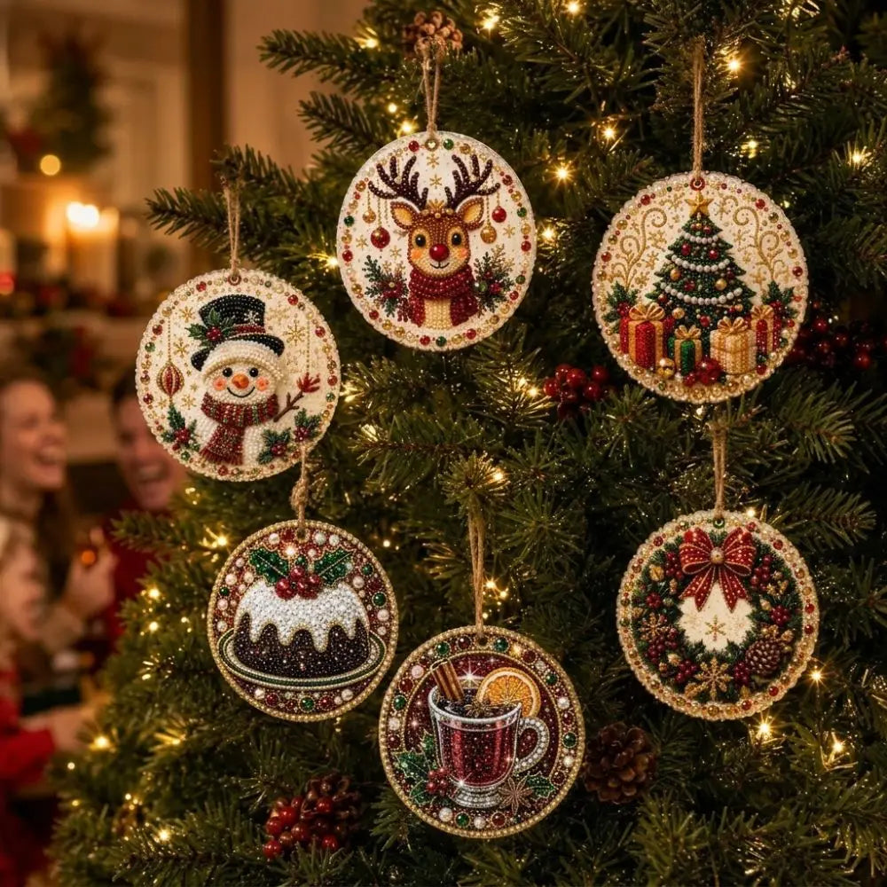 PearlSpark™ Ornaments 🎄💎 — DIY Diamond Art Christmas Fun