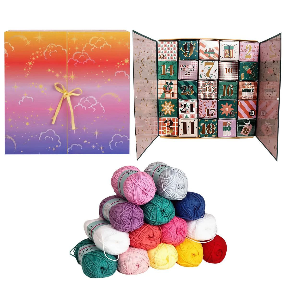 CozyStitch™ 🧵✨ — 25 Ultimate Crochet Advent Calendar