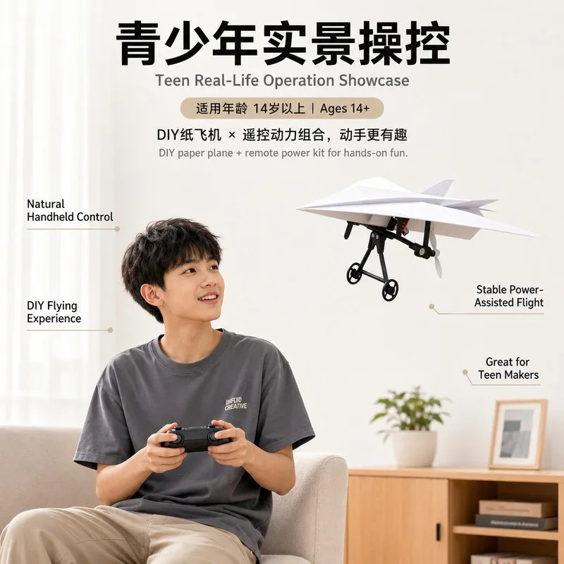 PaperJet™ Flyer Kit 🚀🛩️ — DIY Building Meets Flying Fun