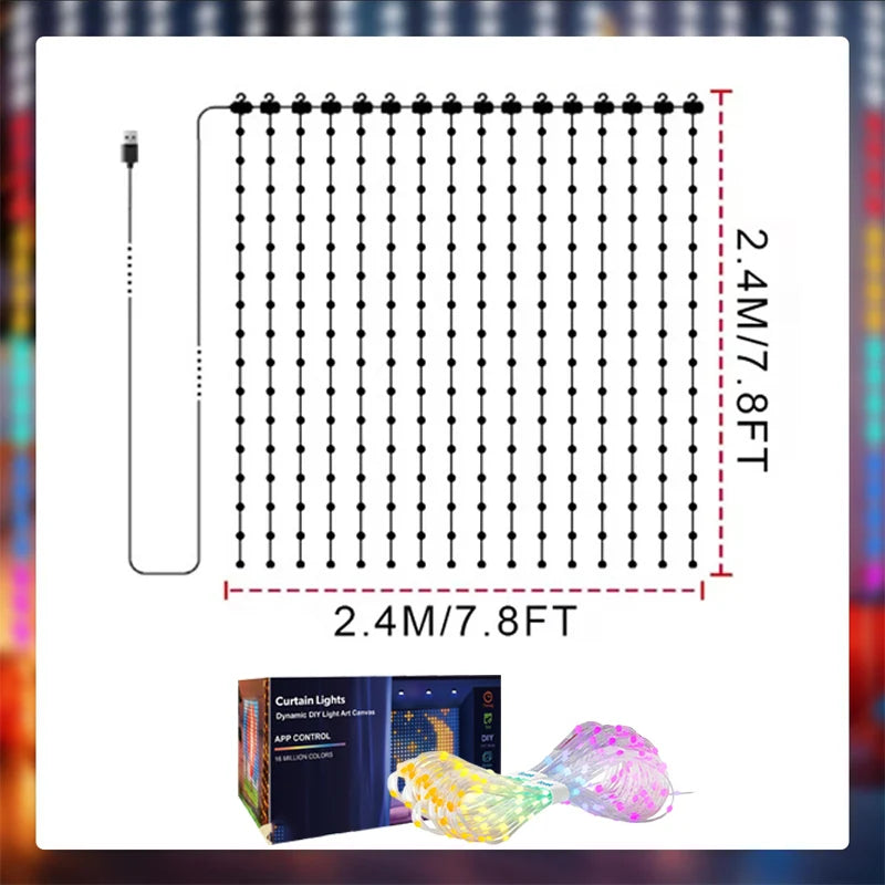 MerryMesh™ Lights 🎄✨ — Smart Christmas Net & Wall Glow