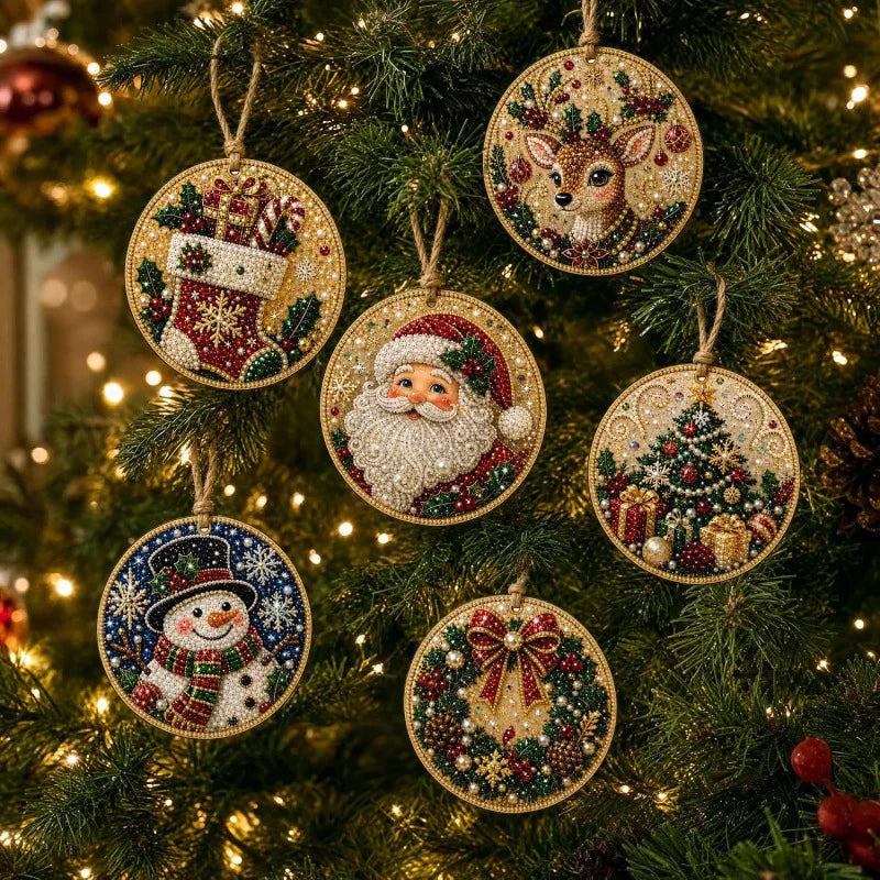 PearlSpark™ Ornaments 🎄💎 — DIY Diamond Art Christmas Fun