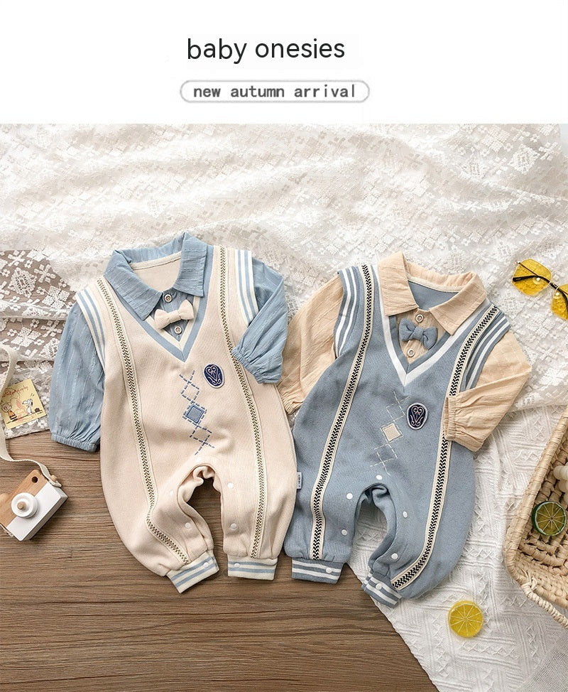 Long Sleeve Cotton Baby Jumpsuit